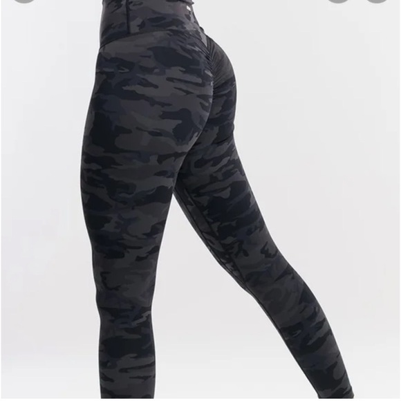 ECHT Camouflage Leggings SZ:M - Picture 3 of 8